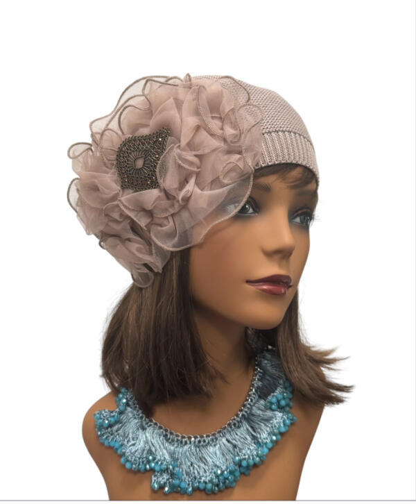 The Neutrals Cotton Knit Beret - Image 4