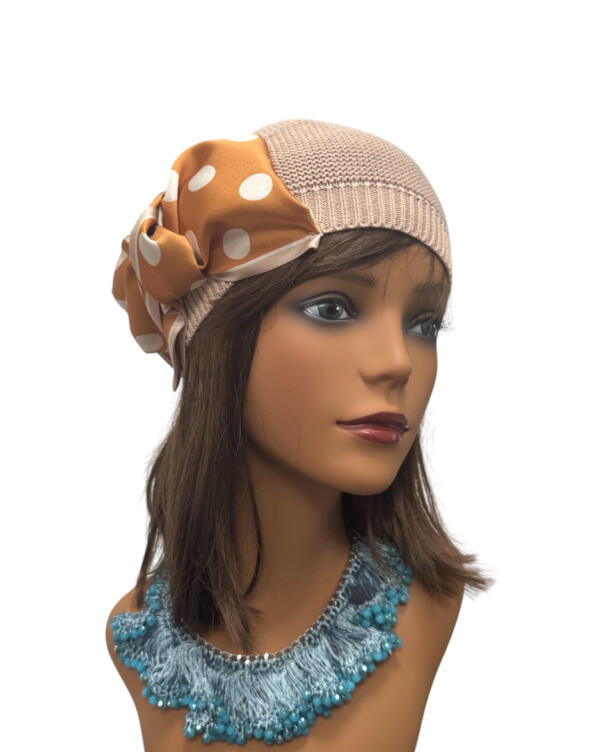 The Neutrals Cotton Knit Beret - Image 5