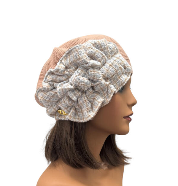The Neutrals Cotton Knit Beret - Image 7