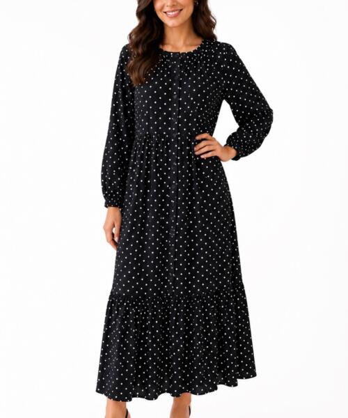 Black Poka Dot Dress