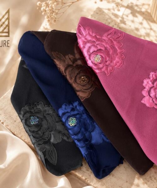 3D Floral Bandana