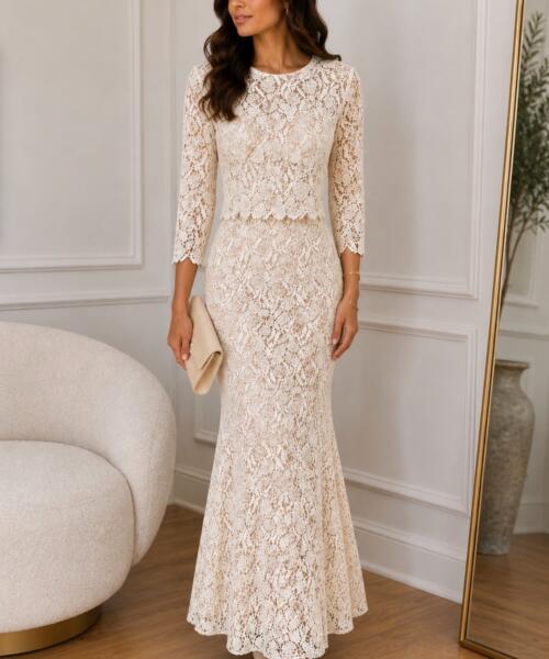 Amber Lace Gown