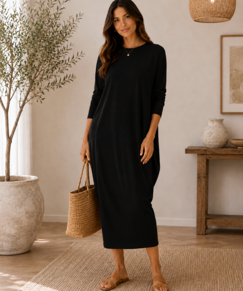 Black Breeze Dress
