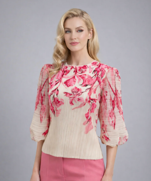Blush Bloom Blouse