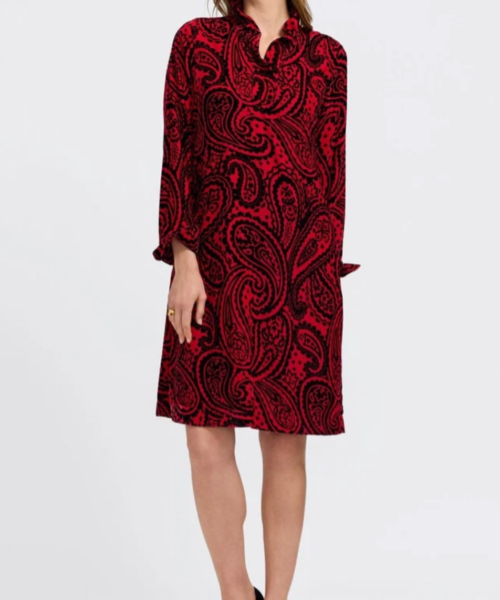 Cherry Paisley Dress