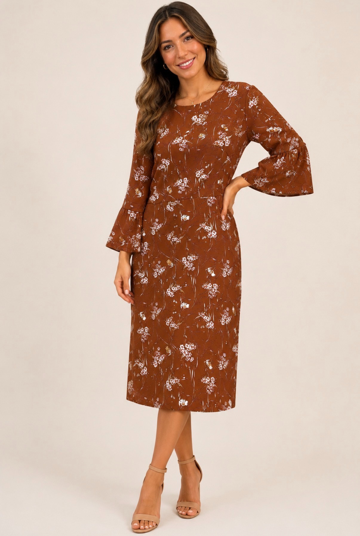 Cinnamon Blossom Dress