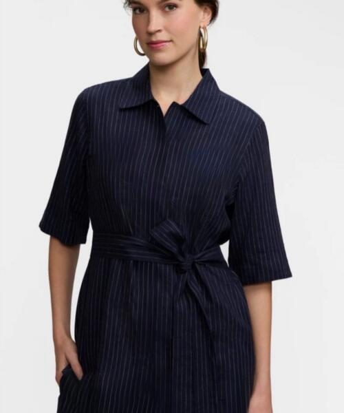 Classic Pinstripe Dress