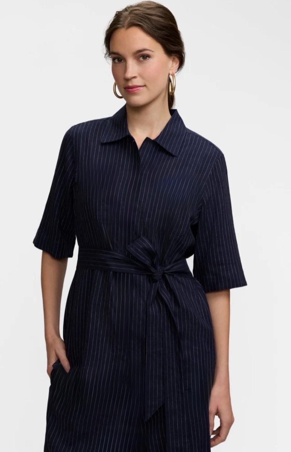 Classic Pinstripe Dress