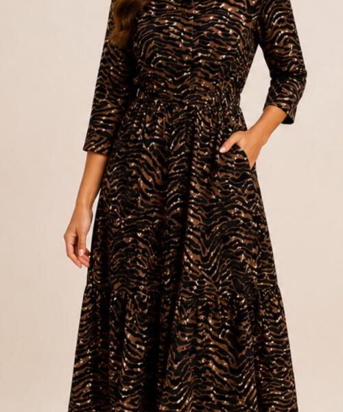 Coco Wild Pleated Dress