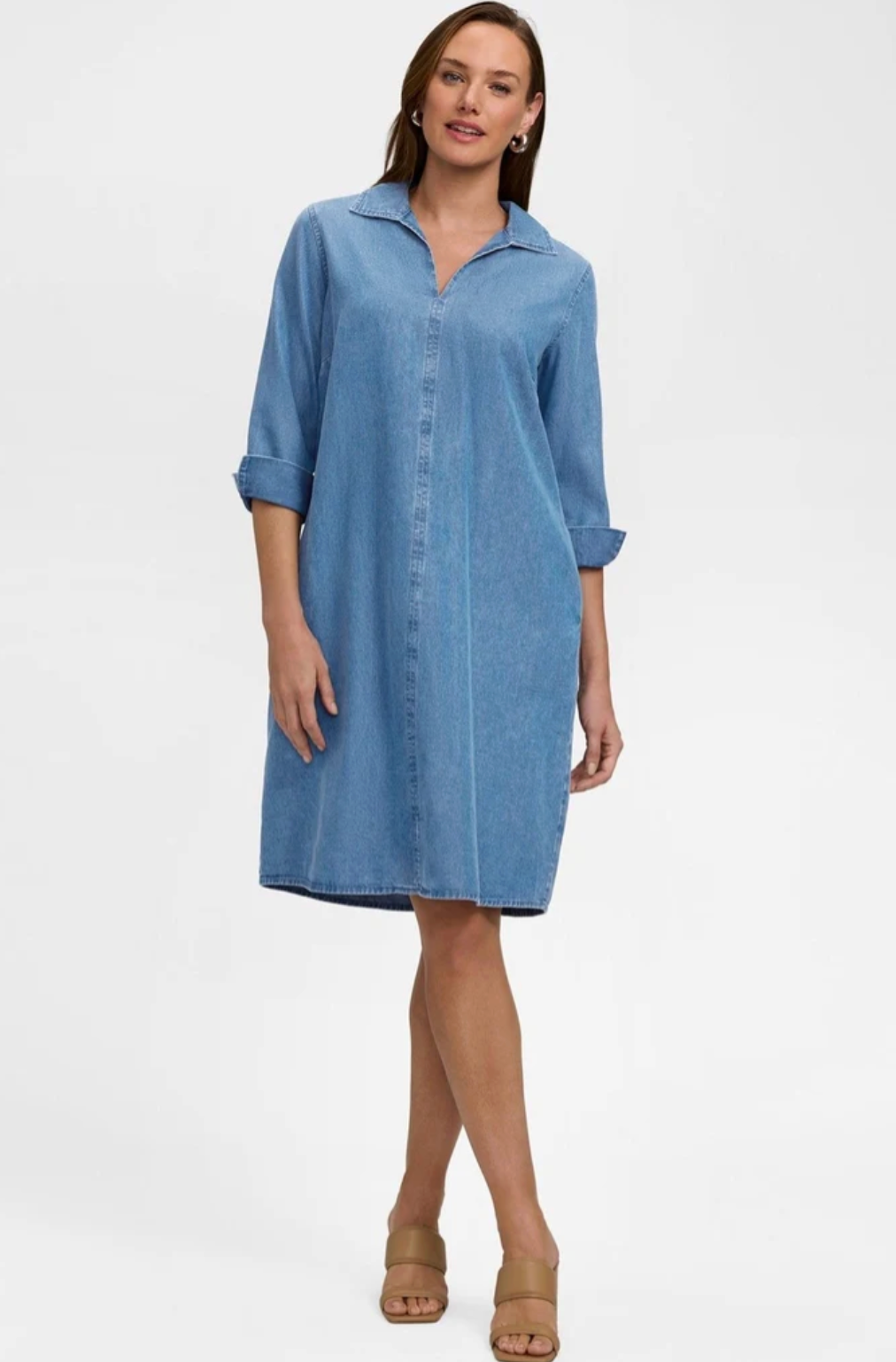 Denim A-line Dress