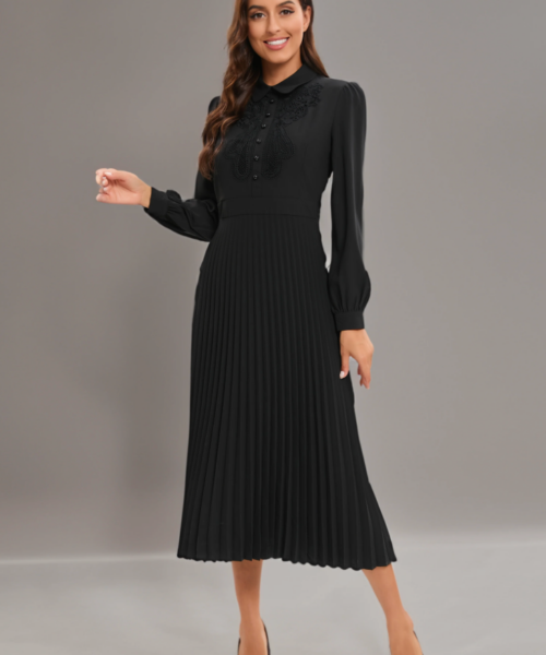 Laced Lume Midi Dress