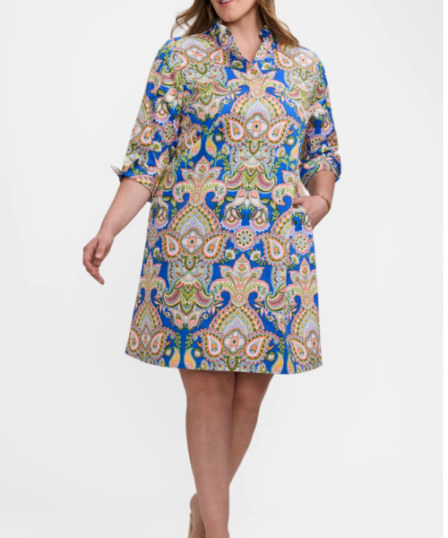 Majestic Paisley Dress