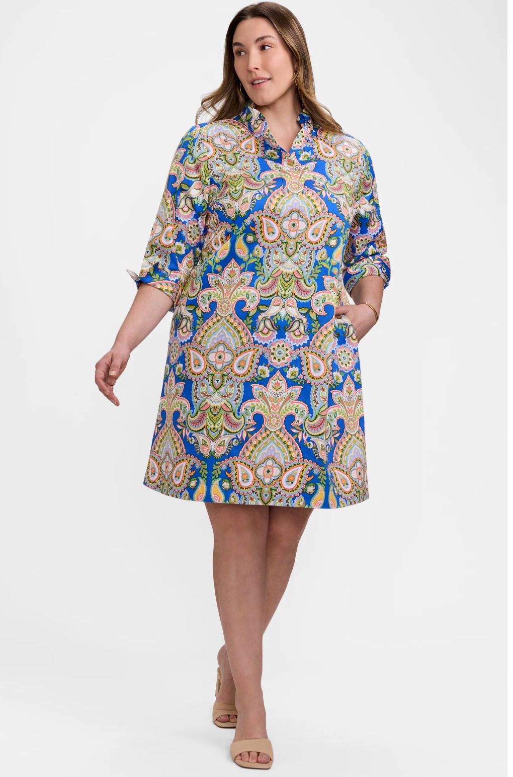 Majestic Paisley Dress