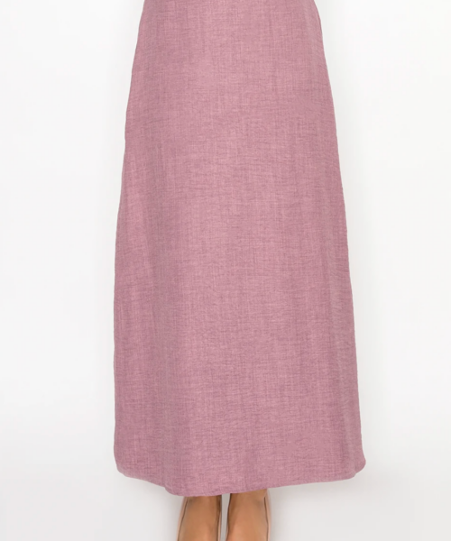 Mauve A-Line Skirt