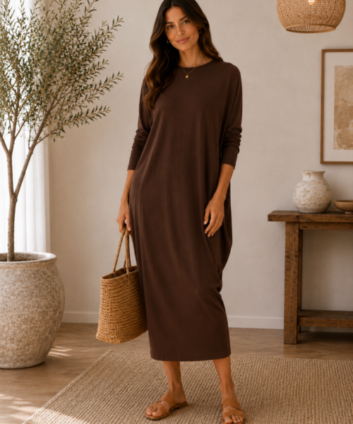 Mocha Breeze Dress