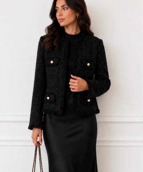 Moonlight Tweed Blazer