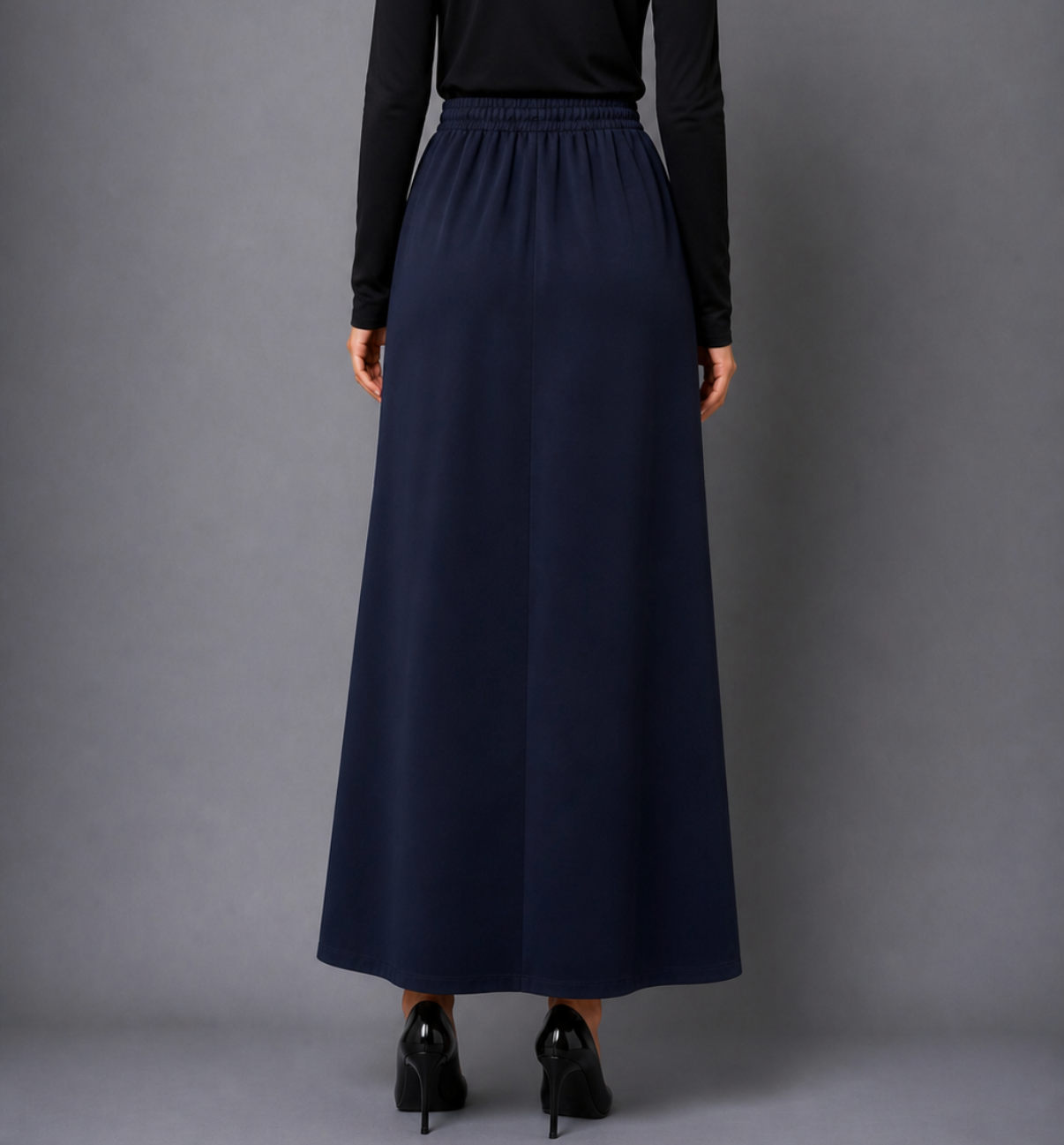 Navy Maxi Skirt - Image 2