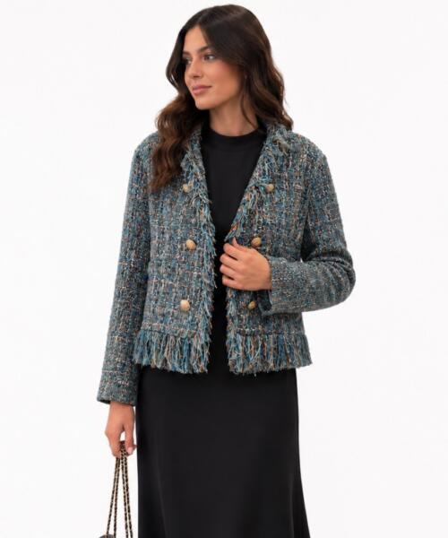 Ocean Gem Tweed Blazer
