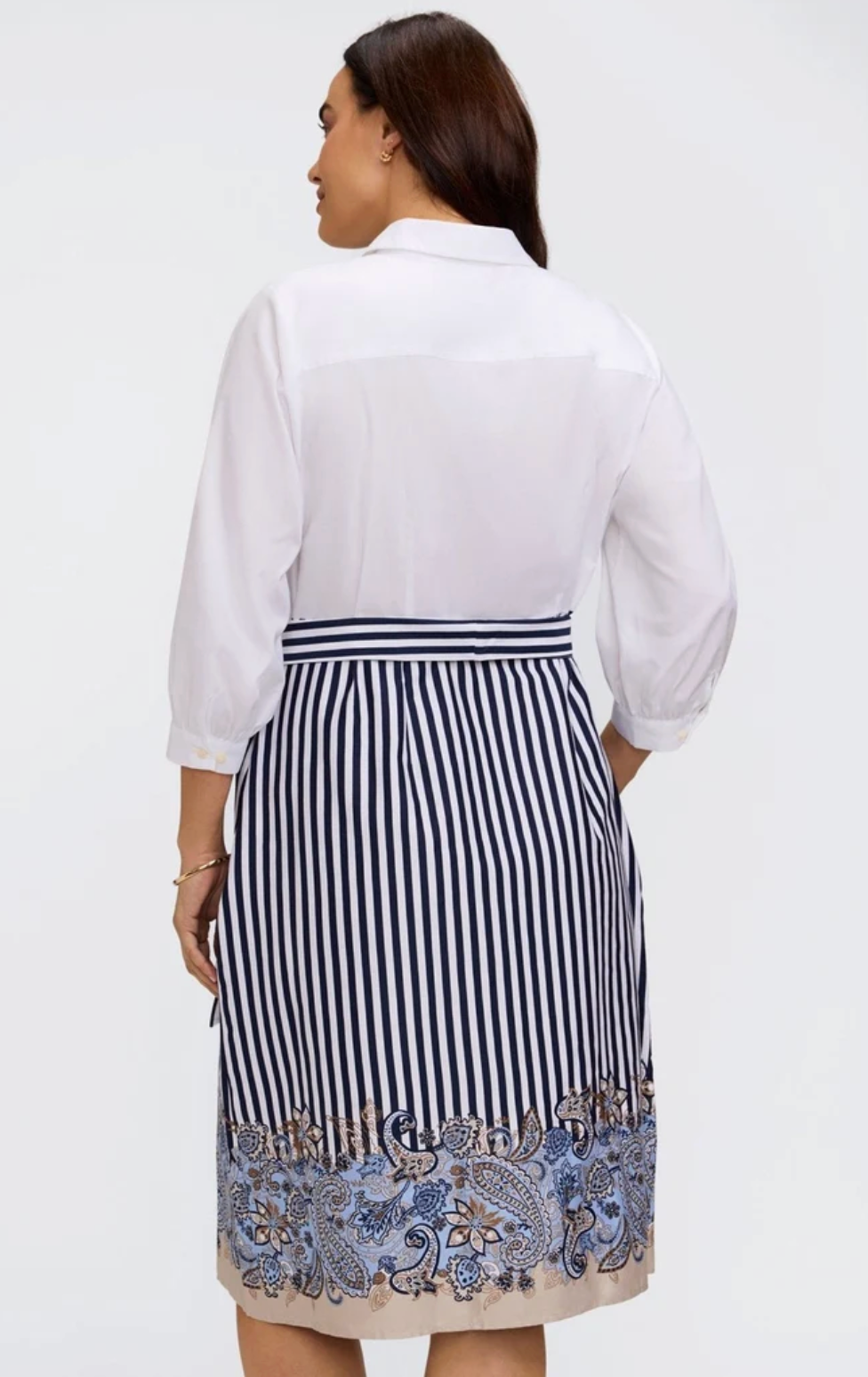 Paisley Striped Dress - Image 2