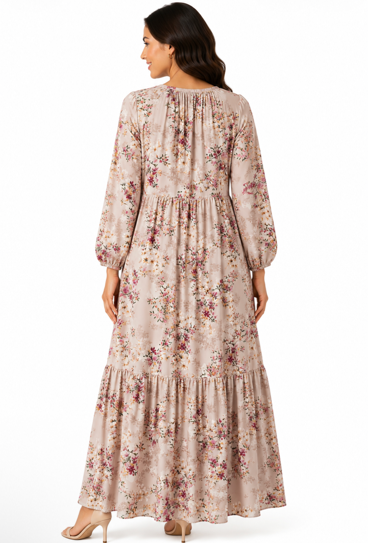 Pink Floral Dress - Image 2