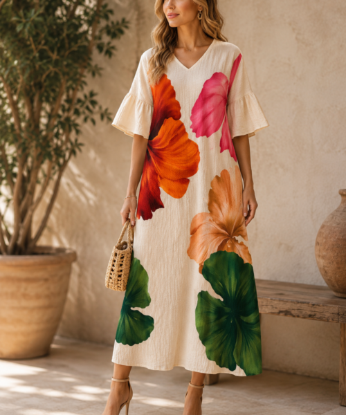 Pink Oasis Dress