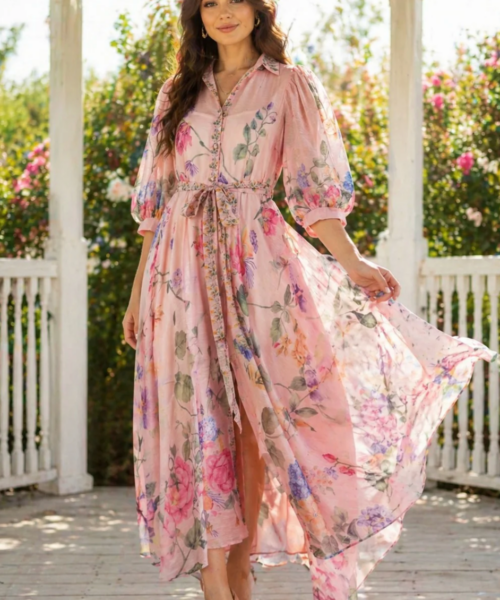 Rosewater Garden Dress