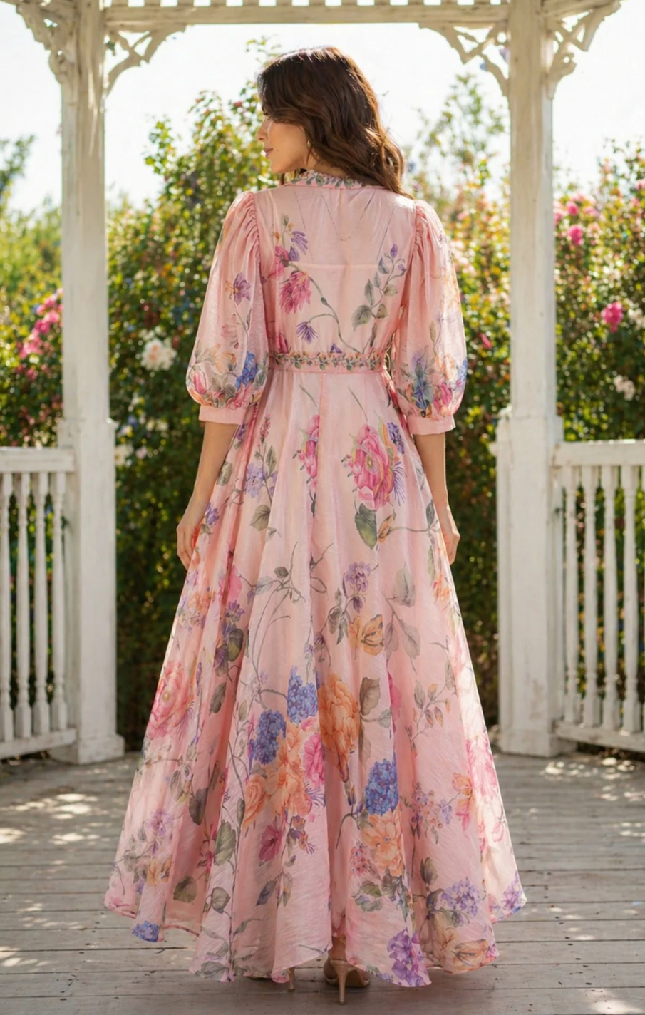 Rosewater Garden Dress - Image 2