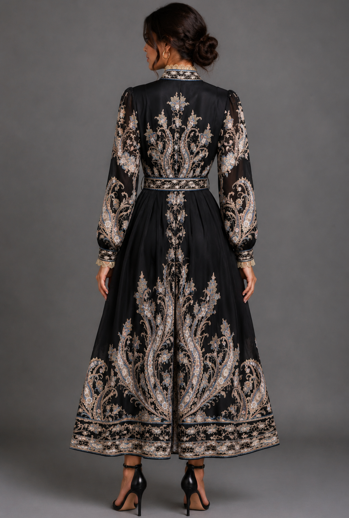 Royal Paisley Dress - Image 2