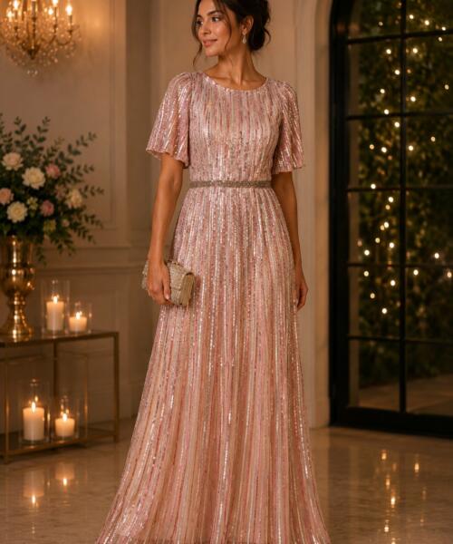 Selene Blush Radiance Gown
