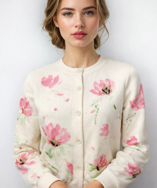 Soft Petal Cardigan