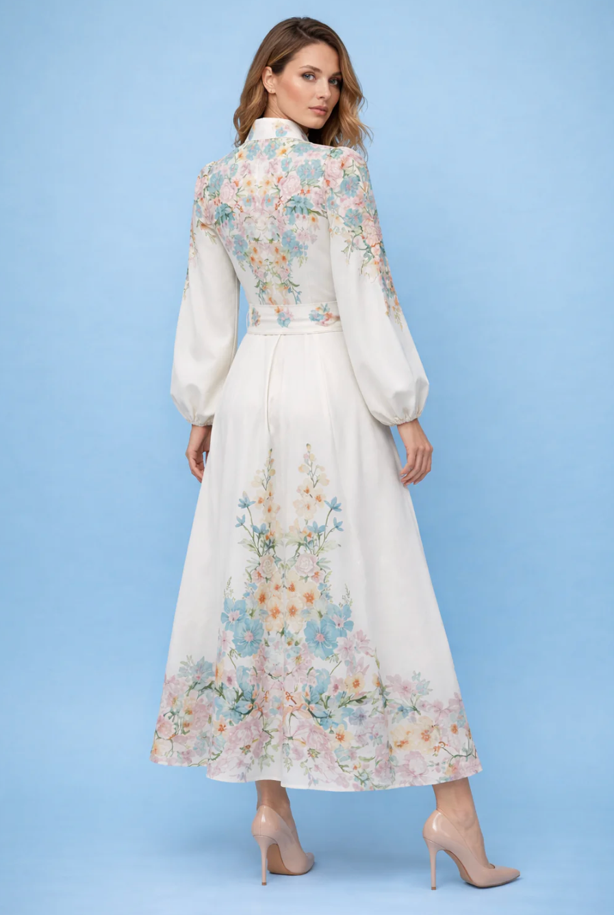Soft Petal Maxi Dress - Image 2