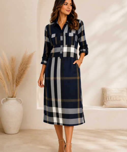 The Oxford Plaid Midi
