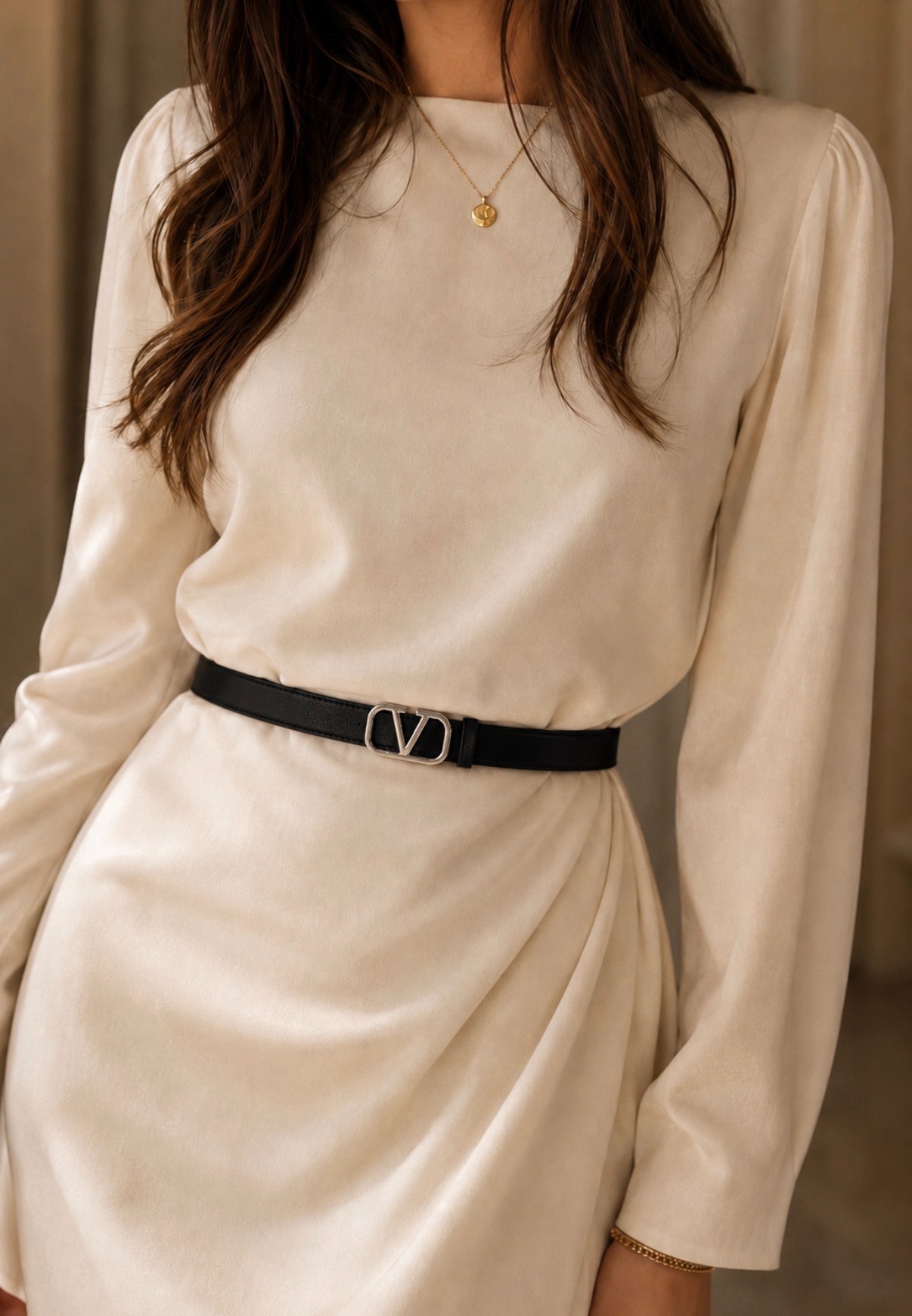 V Silver Buckle Belts - Image 2